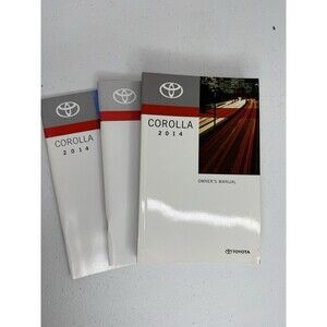 2014 Toyota Corolla Owner's Manual - Factory Set OEM